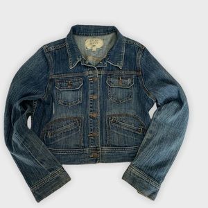 OLD NAVY DISTRESSED SPECIAL EDITION JEAN JACKET